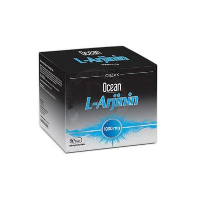 Ocean L-Arginine 1000 mg Powder Dietary Supplement - 60 Sachets, Orange Flavored, Easy Mix - image 3