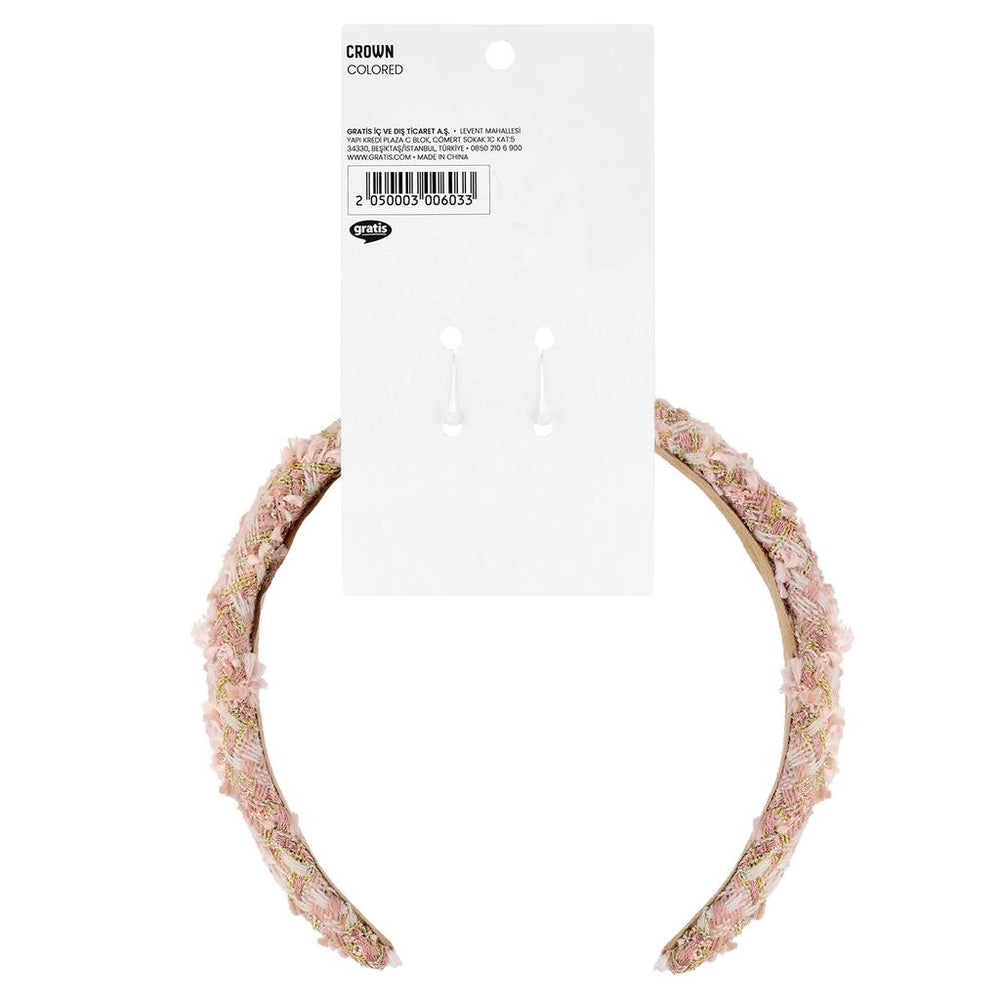 Eklips Patterned Fabric Headband Pink Floral Accessory