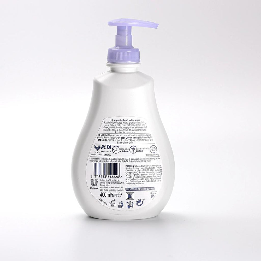 Baby Dove Calming Baby Wash & Shampoo with Chamomile 400 ml
