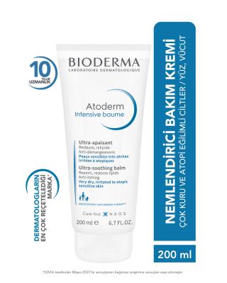 Bioderma Atoderm Intensive Moisturizing Body Balm for Dry & Sensitive Skin - Hypoallergenic & Paraben-Free - view 3