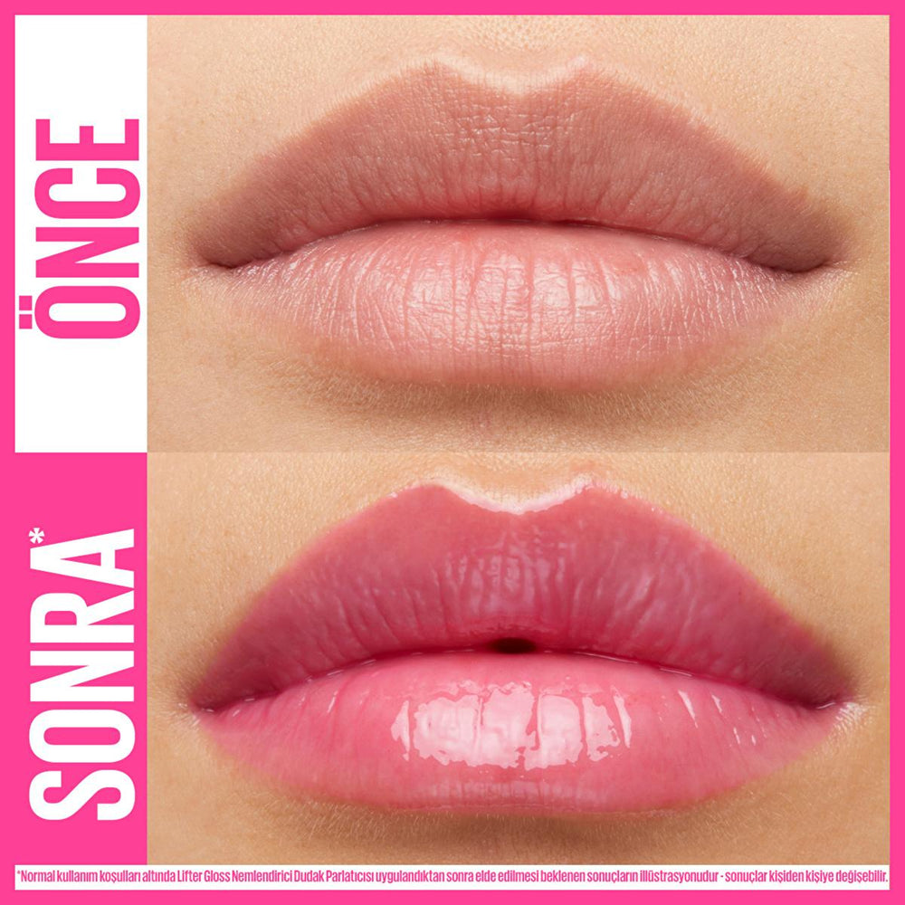 Maybelline Lifter Gloss - Moisturizing & Lifting Lip Gloss with Hyaluronic Acid, Non-Sticky Formula - view 5