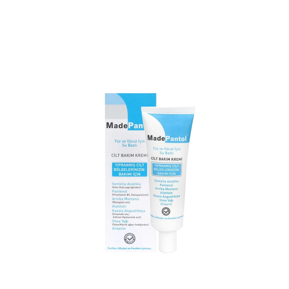 Madepantol Moisturizing Cream - Water-Based Skincare for Dry Skin, 50ml Madepantol Moisturizing Cream for Dry Skin moisturizing cream, water-based skincare, skin hydration, cilt bakım kremi, nemlendirici krem, dry skin care, sensitive skin products, skincare essentials, hydration, non-greasy moisturizer, portable skincare