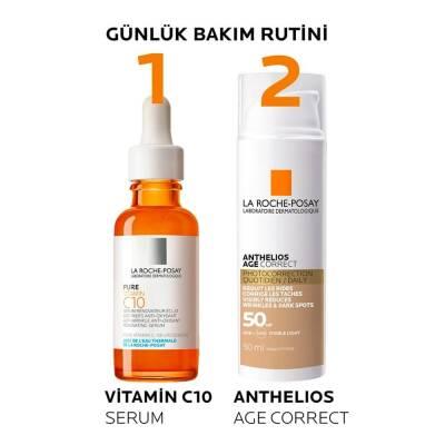 La Roche Posay Anthelios Age Correct Daily Tinted Cream SPF50+ - Tinted Sunscreen Cream for Anti-Aging &amp; Sensitive Skin - image 13