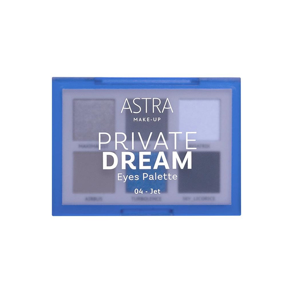 Astra Private Dream 6-Color Eyeshadow Palette 04 Jet