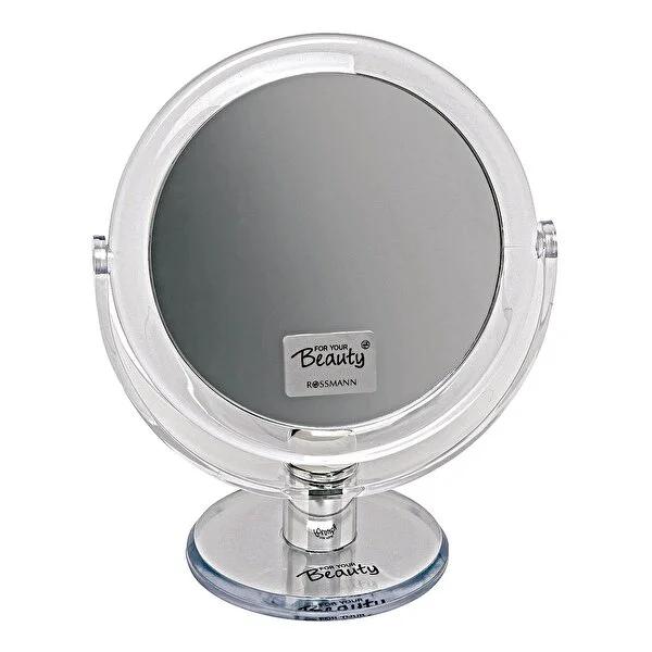 For Your Beauty 3x Magnifying Makeup Mirror - Double Sided, Adjustable Angle, Portable Cosmetic Mirror 3x Magnifying Makeup Mirror - For Your Beauty | Precision Beauty magnifying makeup mirror, 3x magnification mirror, double sided cosmetic mirror, adjustable angle mirror, small standing mirror, travel makeup mirror, portable cosmetic mirror, For Your Beauty Mirror, cosmetic mirror, makeup application, grooming mirror, travel mirror, portable mirror, standing mirror, magnifying mirror, 3x mirror, double sid