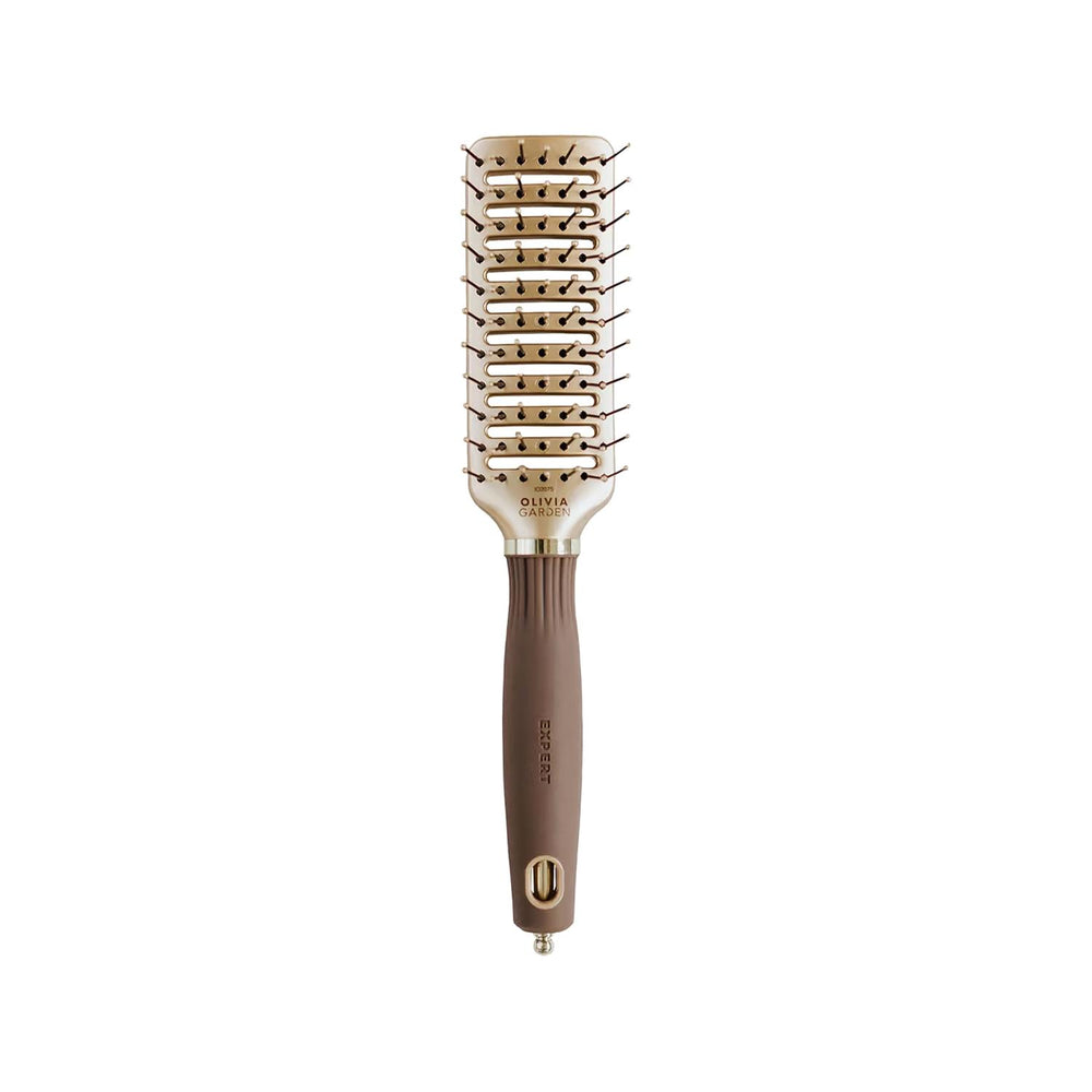 Olivia Garden Expert Style Vent Nylon Bristles Hair Brush - Professional Detangling & Styling Tool Olivia Garden Expert Style Vent Nylon Bristles Hair Brush Hair Brush, Nylon Bristles, Vented Hair Brush, Detangling Brush, Professional Hair Care, Hair Care Tools, Styling Brush, Hair Detangling, Olivia Garden, Gold Brown Hair Brush, High-Quality Hair Brush, Durable Hair Brush