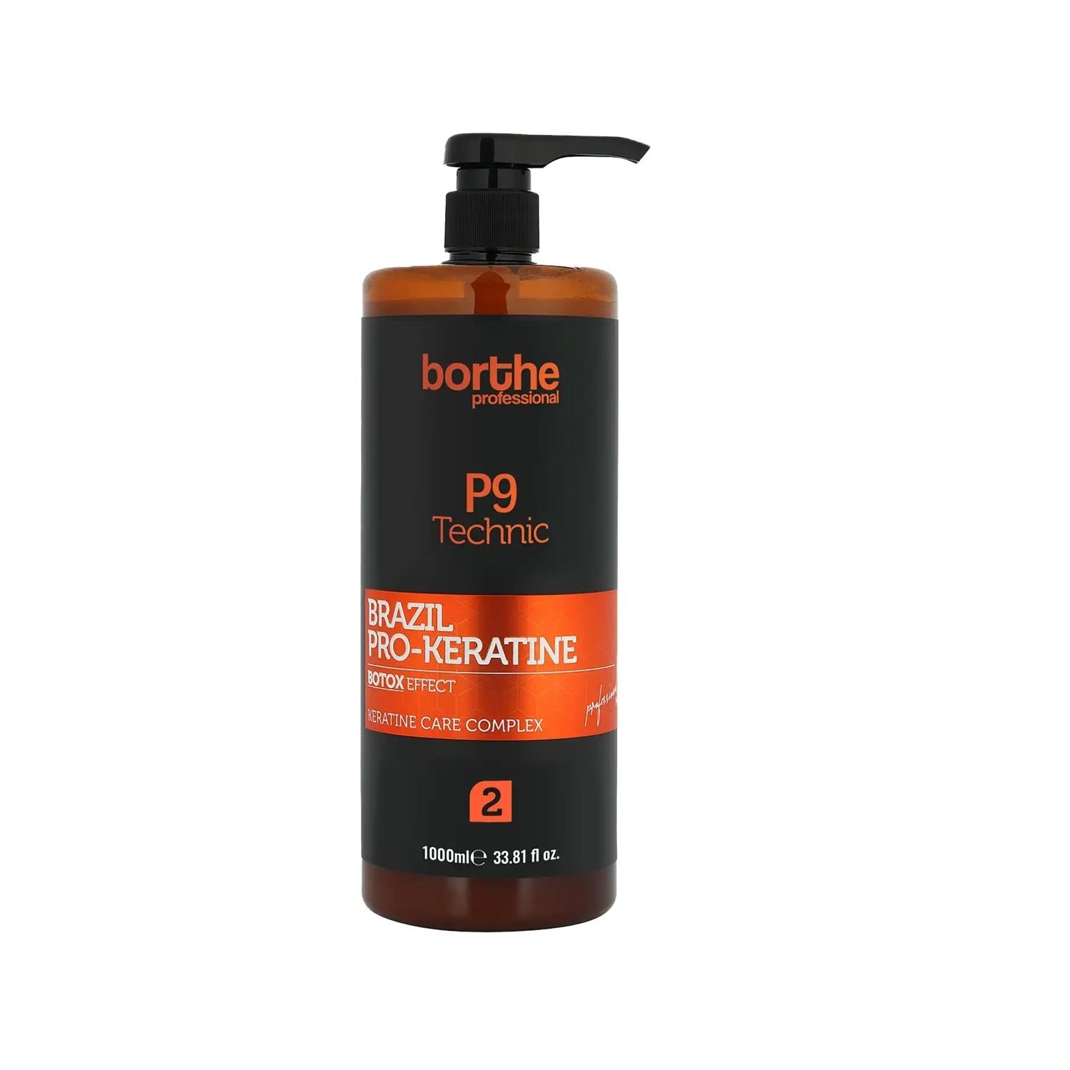 Borthe Professional P9 Brazil Pro-Keratine Complex 1000 ml Hair Care Product for Damaged Hair - image 2