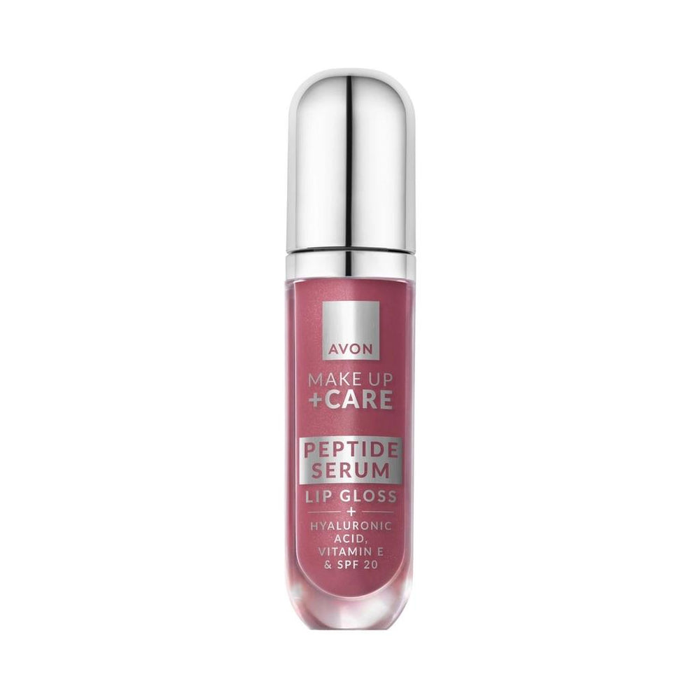 Avon Make Up +Care Peptide Serum Lip Gloss SPF20 Mauve Splash