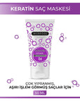Morfose Keratin Hair Mask for Damaged Hair - Nourishing, Repairing, and Strengthening Treatment with Hydrolyzed Proteins - 1.69 fl oz Morfose Keratin Hair Mask - Repair Damaged Hair Keratin Hair Mask, Damaged Hair Repair, Morfose Hair Care, Nourishing Hair Mask, Protein-based Hair Treatment, Hair Repair, Hair Nourishment, Keratin Treatment, Hair Care, Hair Mask, Damaged Hair, Over-processed Hair, Hair Strengthening, Hair Softening