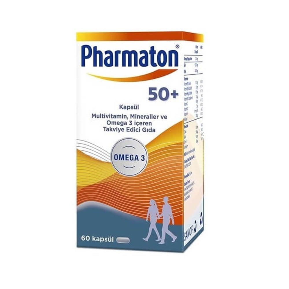 Pharmaton 50 Plus - Daily Vitamin &amp; Mineral Supplement | 60 Capsules - image 2