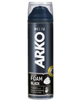 Arko Men Black Gel Shaving Gel for Men - 200ml Activated Charcoal Dual-Purpose Formula - image 2
