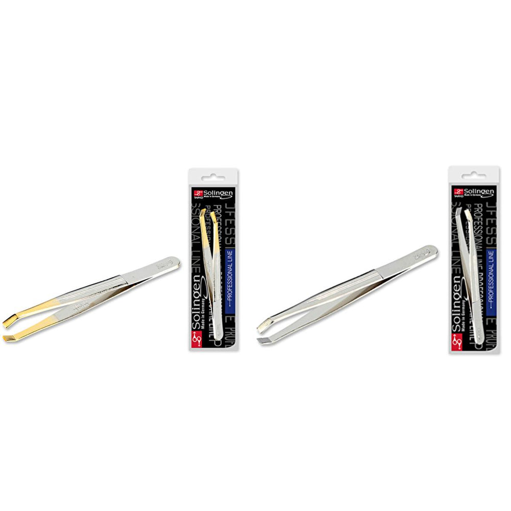 Solingen Tweezers 7340 - High-Quality Precision Hair Removal Tool - Eyebrow Pencil