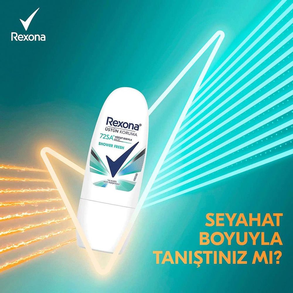 Rexona Shower Fresh Maximum Protection Mini Roll-On 20 ml x 2