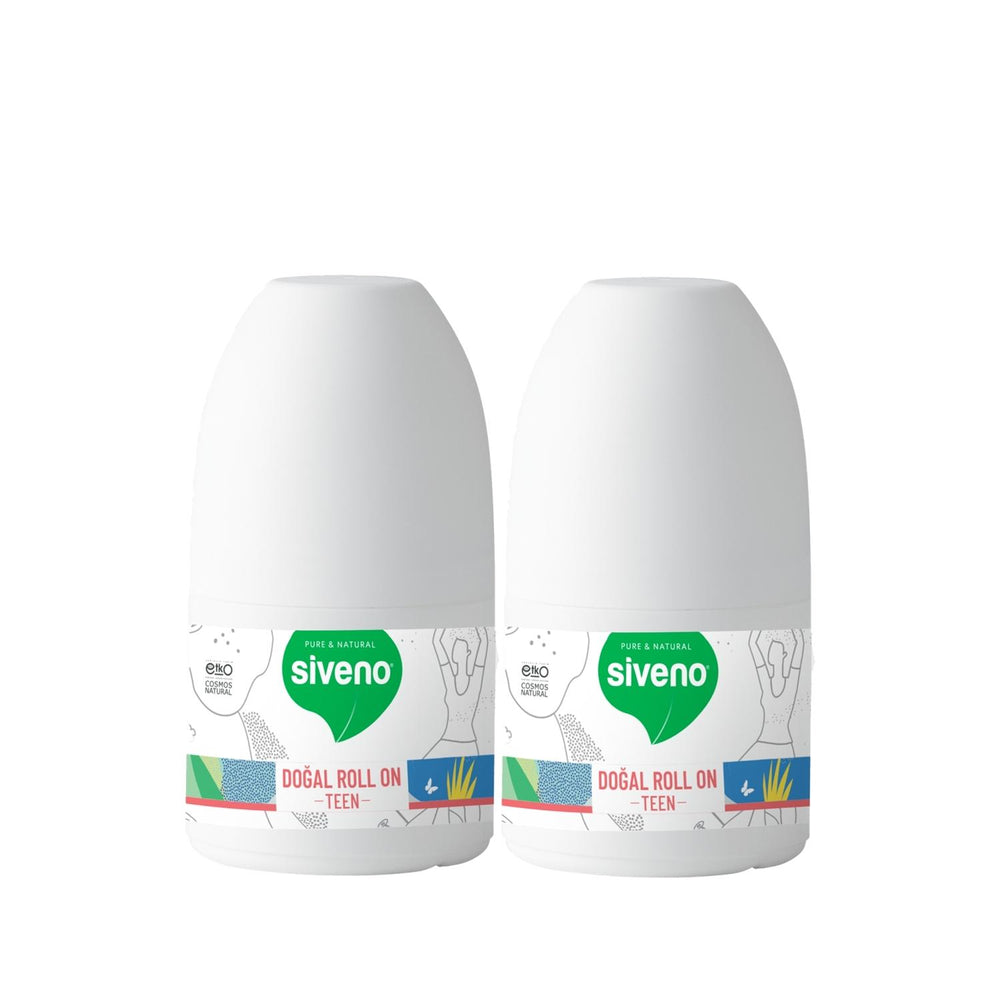 Siveno Natural Roll-On Teen Pink Deodorant - 2 x 50ml - Natural Ingredients, Gentle on Skin Siveno Natural Roll-On Teen Pink Deodorant - 2x50ml Natural Deodorant, Roll-On Deodorant, Teen Pink Deodorant, Siveno Deodorant, Deodorant for Teenagers, Natural Ingredients, Gentle on Skin, Personal Care, Chemical-Free Deodorant, Teenage Deodorant, Young Adult Deodorant