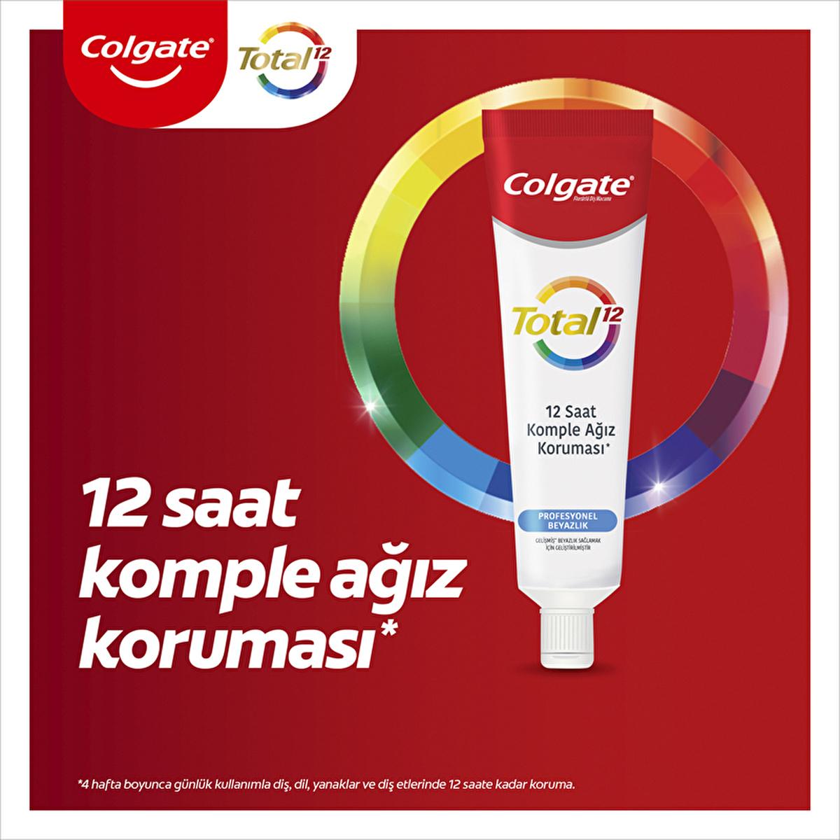 Colgate Total Profesyonel Beyazlık Beyazlatıcı Diş Macunu - Advanced Whitening Toothpaste for Sensitive Teeth Colgate Total Whitening Toothpaste for Sensitive Teeth Colgate Total, Whitening toothpaste, Oral care with Zinc and Arginine, Sensitive teeth toothpaste, Anti-plaque and tartar toothpaste, Advanced whitening formula, Long-lasting protection, Oral hygiene, Toothpaste for sensitive teeth, Professional whitening toothpaste, Colgate oral care, Zinc toothpaste, Arginine toothpaste