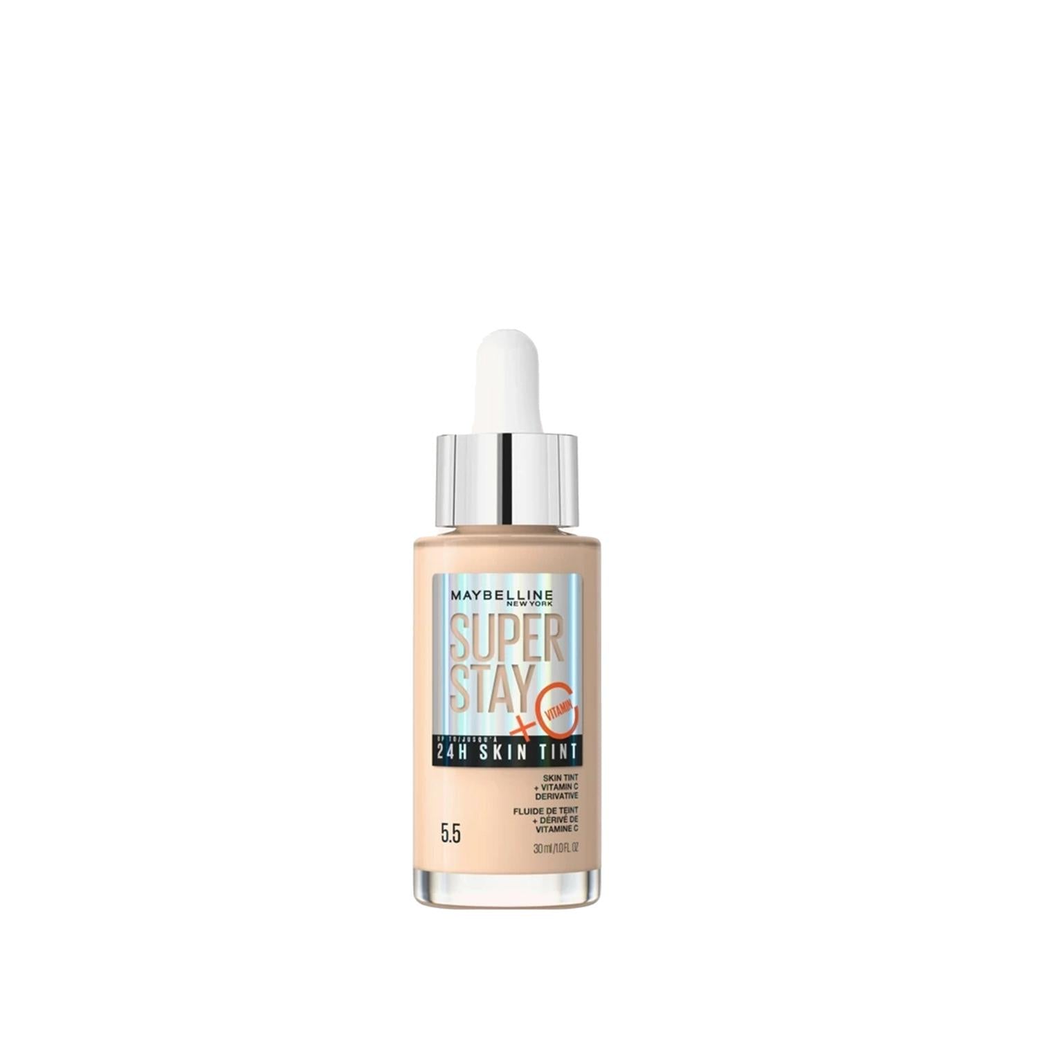 Maybelline New York Super Stay Skin Tint Foundation - Natural Finish, Long Lasting Coverage - 05.5 Maybelline Super Stay Skin Tint Foundation - Natural, Long Lasting Maybelline New York Super Stay Skin Tint, Skin Tint Foundation, Natural Finish Foundation, Long Lasting Foundation, Affordable Cosmetics, Makeup, Foundation, Cosmetics, Beauty Products, Everyday Makeup, Natural Look, Effortless Makeup, Long-Lasting Makeup, Budget-Friendly Beauty