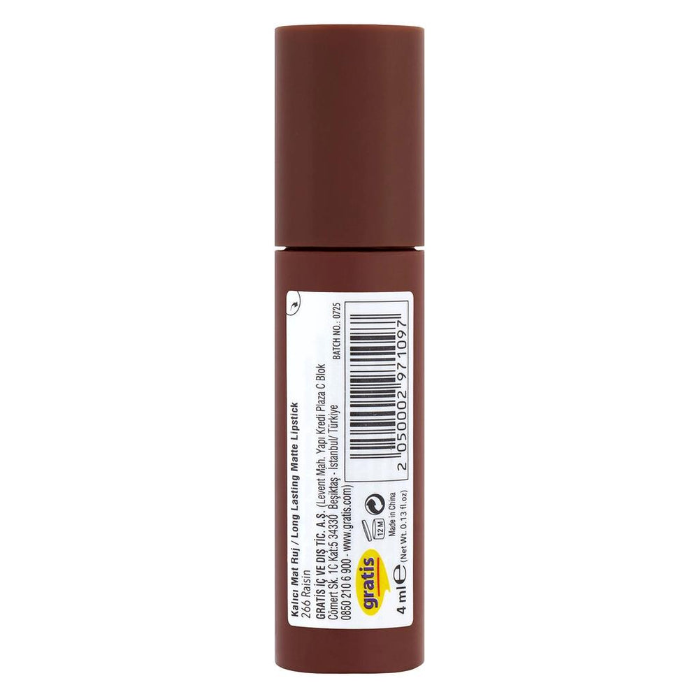 Beaulis Stay It Matte Liquid Lipstick 266 Raisin