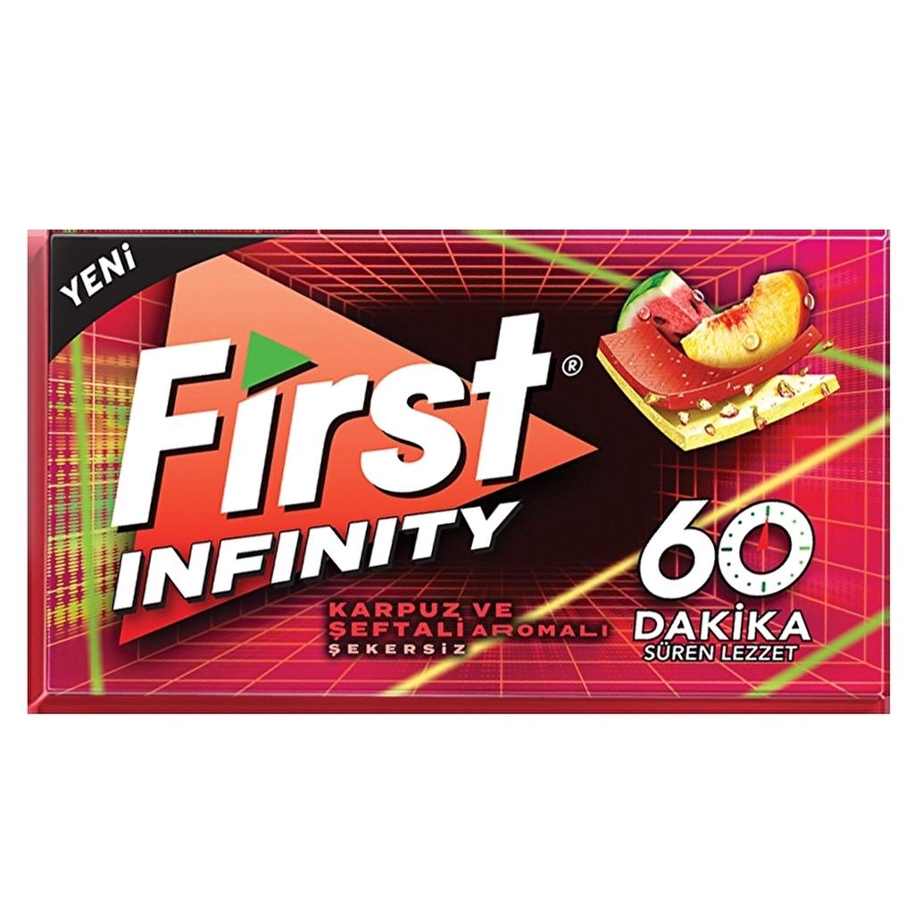 First 60 DK Peach &amp; Watermelon Sugar-Free Gum 27g