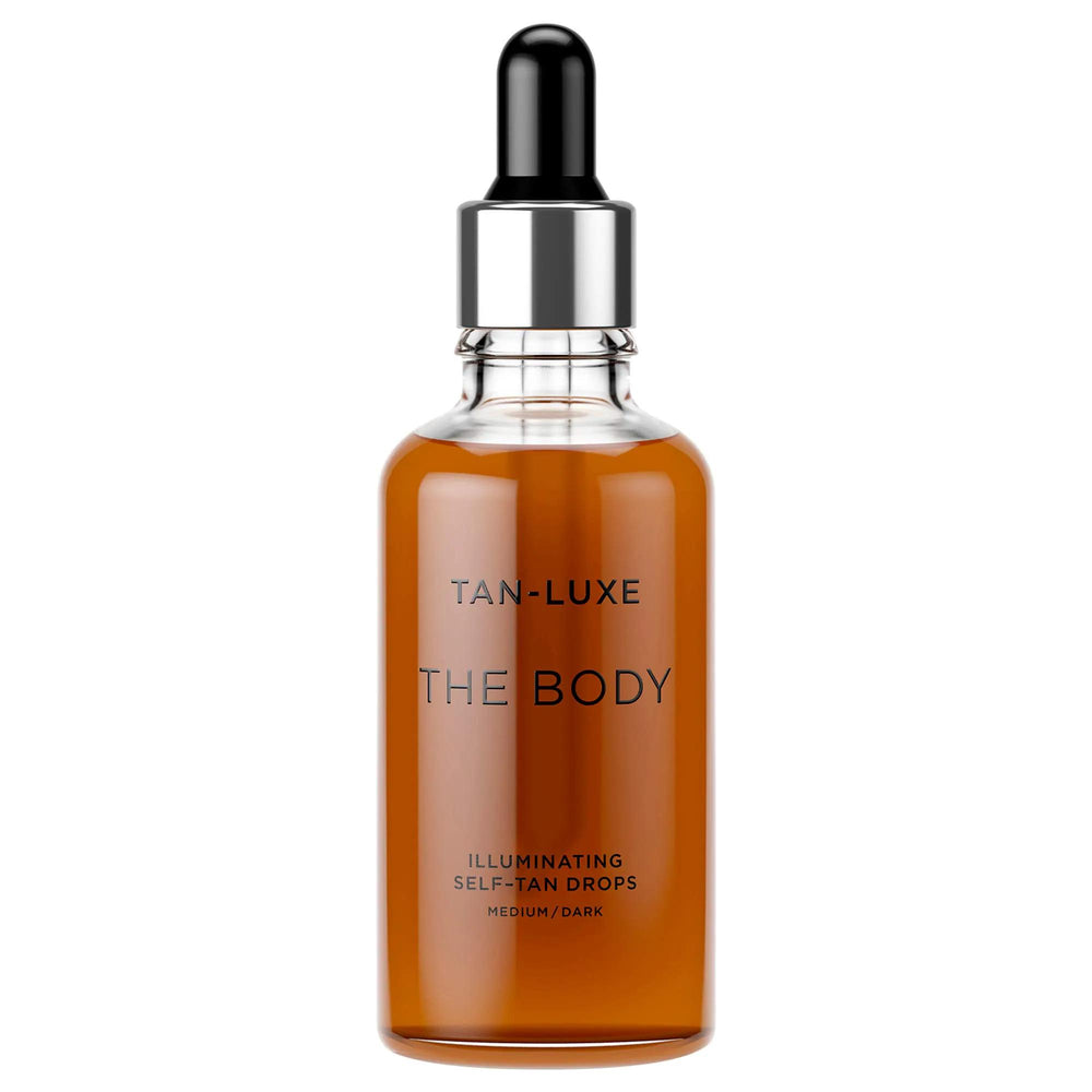 THE BODY Illuminating Self-Tan Drops - Customizable Hydrating Self-Tanning Product for All Skin Types THE BODY Self-Tan Drops - Customizable Hydrating Self-Tan self-tanning drops, customizable tan, hydrating self-tan, natural tanning product, firming body care, sunless tanning, skincare, self-tanners, body care, natural beauty products, clean beauty, skincare for dryness, skincare for dullness, skincare for loss of firmness, sensitive skin solutions