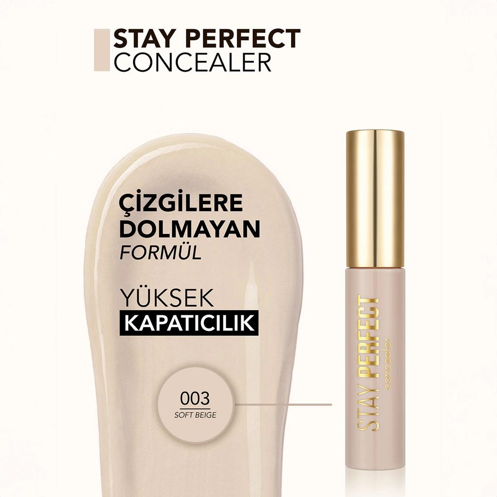 Flormar Stay Perfect High Pigment Concealer 003 Soft Beige
