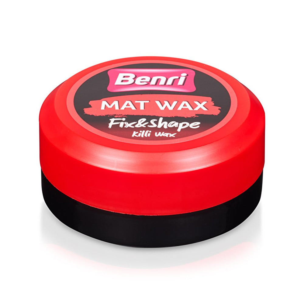 Benri Killi Mat Wax 100ml - Matte Finish Hair Styling Wax for Men & Women - Hair Styling