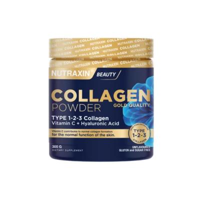 nutraxin beauty collagen powder gold quality 300g front view, nutraxin beauty collagen powder gold quality 300g ingredients, nutraxin beauty collagen powder gold quality 300g packaging Nutraxin Beauty Collagen Powder - Gold Quality | 300g Nutraxin Beauty Collagen Powder 300g - Gold Quality nutraxin, collagen-powder, beauty-supplement, gold-quality, skin-health, hydrolyzed-collagen, vitamin-c, hyaluronic-acid, ai-generated, adults