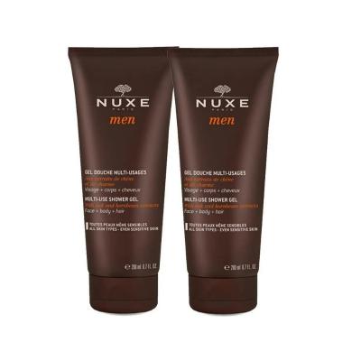 nuxe-men-shower-gel-200ml-x2, nuxe-dual-pack-shower-gel Nuxe Men Shower Gel - Gentle Cleanser | 200ml x2 Nuxe Men Shower Gel - Gentle Cleanser | 200ml x2 nuxe, shower-gel, men, sensitive-skin, body-care, skin-cleanser, natural-ingredients, duo-pack, daily-use, ai-generated