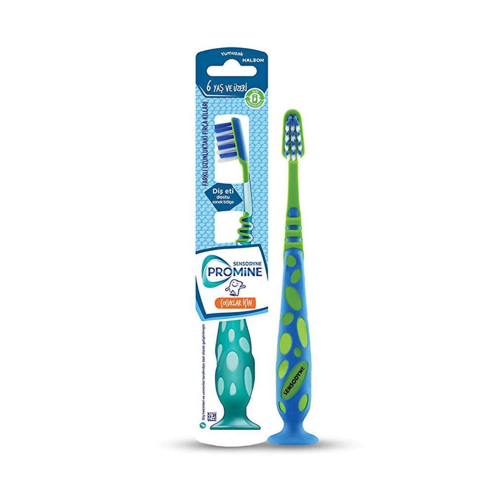 Sensodyne Children's Toothbrush for Kids Aged 6+ - Effective Oral Care for Primary and Permanent Teeth - Toothpaste