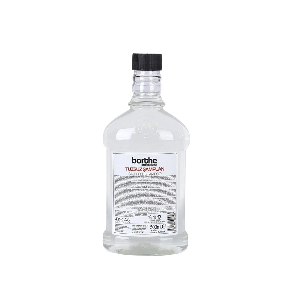 Borthe Professional Salt-Free Shampoo 500ml - Gentle Hair Care for Sensitive Scalp Borthe Salt-Free Shampoo 500ml - Gentle Hair Care salt-free shampoo, professional hair care, Borthe shampoo, 500 ml shampoo, Tuzsuz Şampuan, gentle hair care, sensitive scalp, professional brand, long-lasting product, hair care products, sulfate-free shampoo