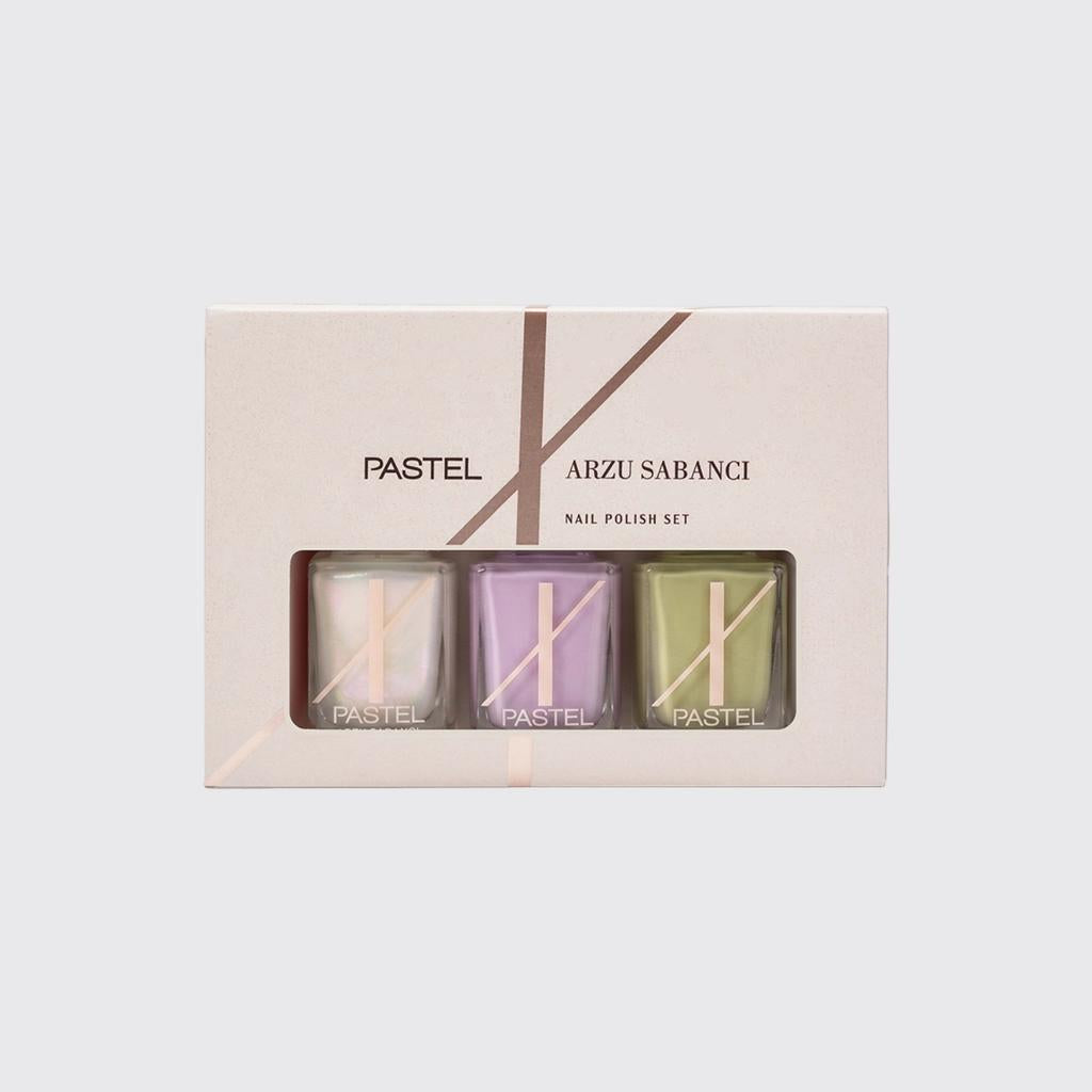 Pastel x Arzu Sabanci Summer Colors Glossy Nail Polish Set 3x13ml
