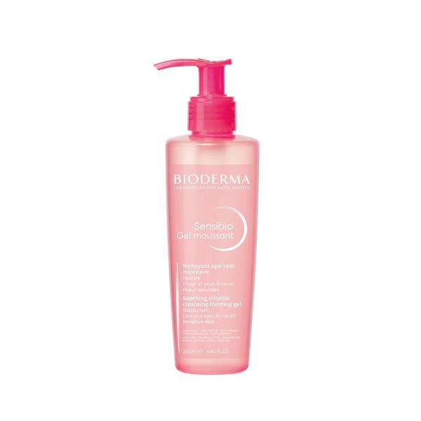 Bioderma Sensibio: Gentle Facial Cleansing Gel for Sensitive Skin - Hypoallergenic, Makeup Remover, D.A.F Complex - Soothing & Protective, 6.76 fl oz - image 4