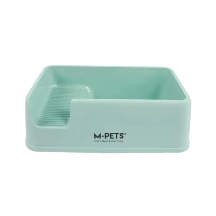M-Pets Terra Cat Walk Open Top Litter Box Sea Green