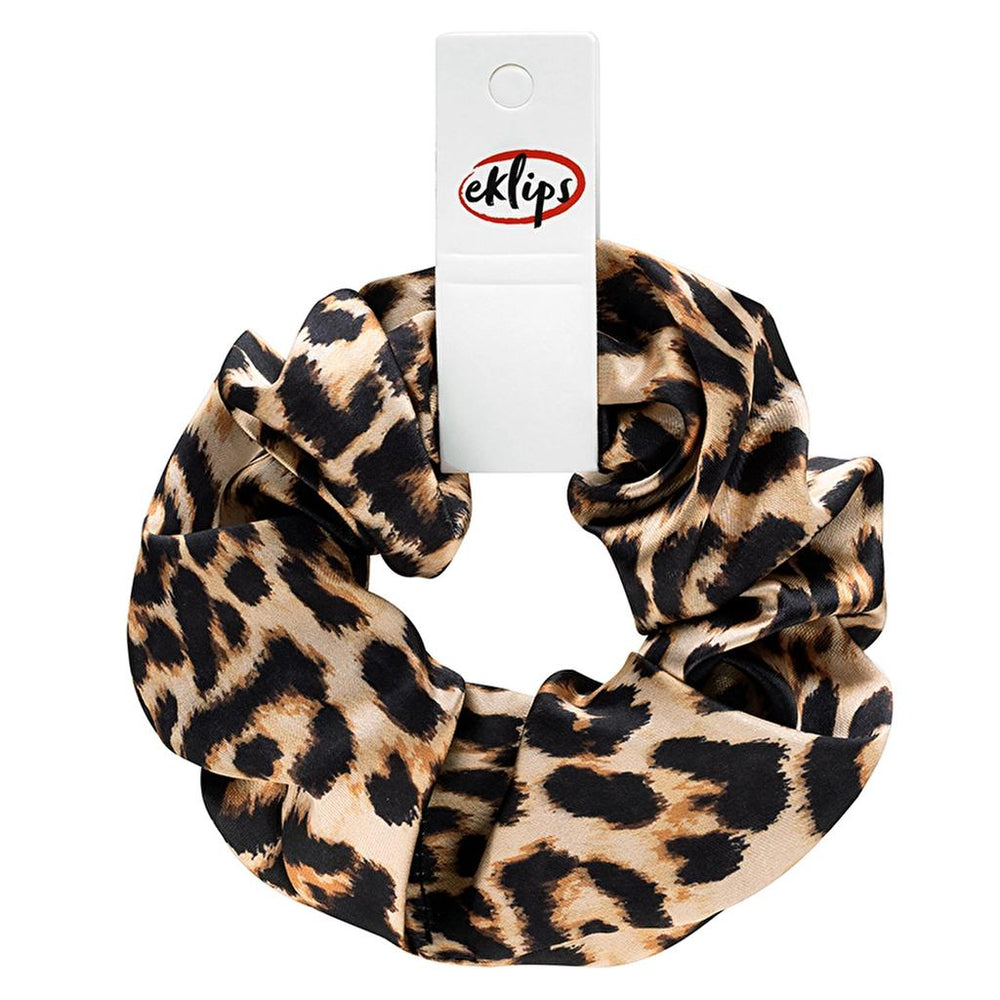 Eklips Leopard Print Scrunchie Hair Accessory