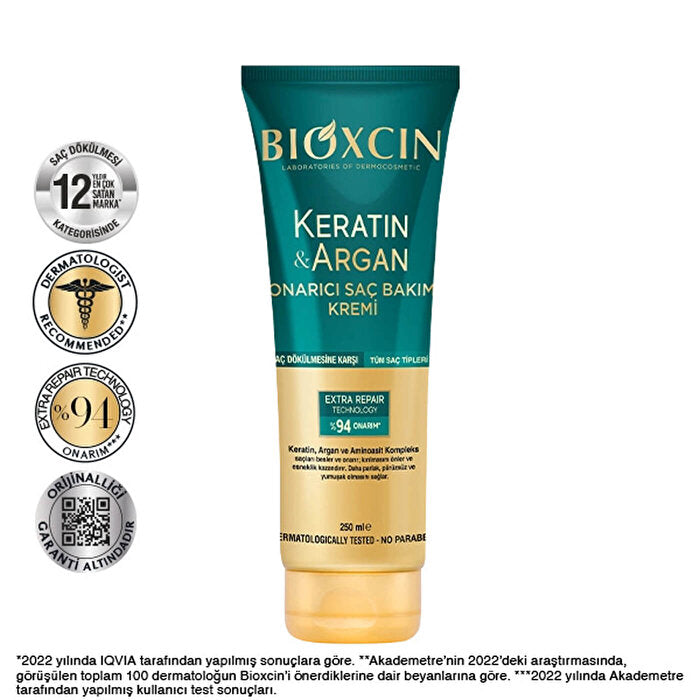 Bioxcin Keratin & Argan Repair Hair Cream - view 2