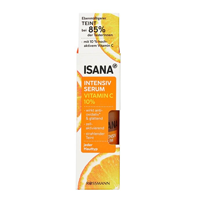 Isana 10% Vitamin C Facial Serum - Brightening & Skin Smoothing - Vegan, Dermatologically Tested - Grapefruit Infused for Radiant Skin - image 2