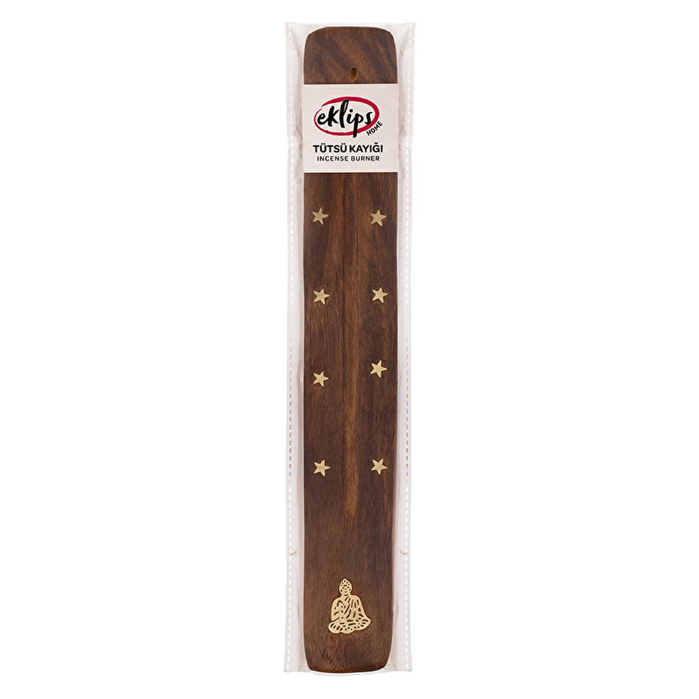 Eklips Wooden Incense Holder - Handmade Aromatherapy Accessory for Meditation & Home Decor - Air Freshener