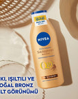 Nivea Nivea Q10 Firming & Tanning Body Lotion - Moisturizing, Sunless Tan, Firming Body Care for Fair to Medium - view 2
