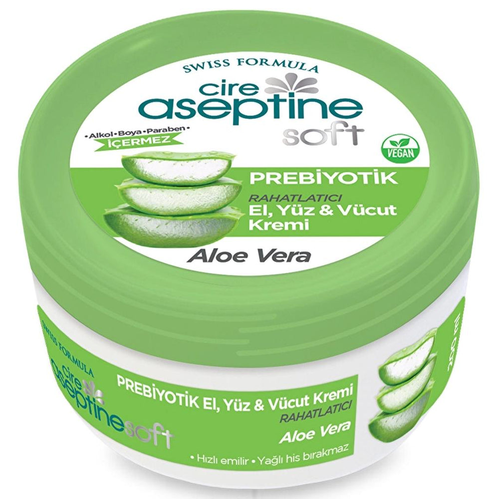 Cire Aseptine Soft Aloe Vera Soothing Cream 200 ml