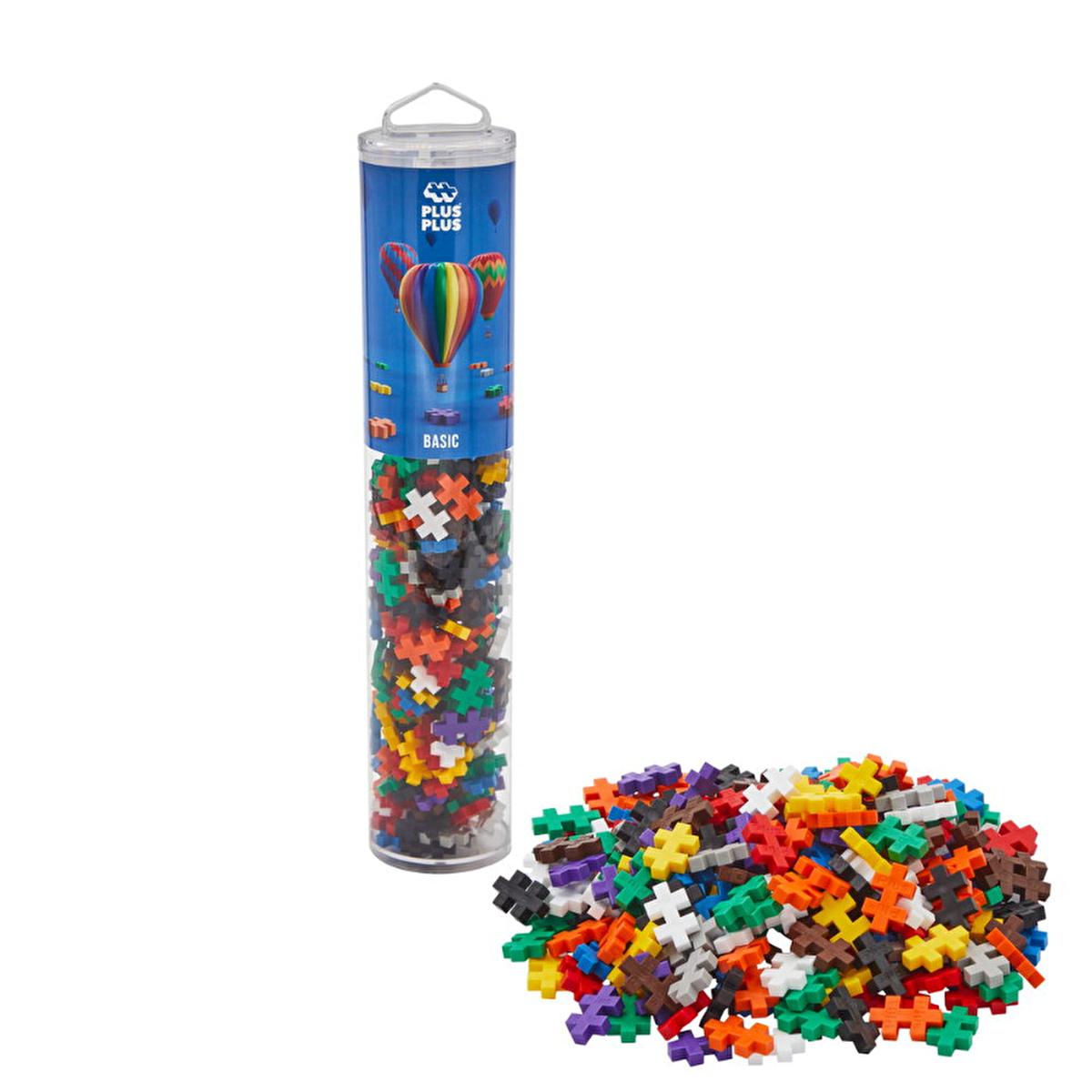 Plus Plus Construction Toy Basic Mix 240 Piece Set - Creative Building Blocks Made in Denmark Plus Plus 240 Piece Construction Toy Set Plus Plus toy, construction toy, creative building set, educational toy, Danish made toy, building blocks, kids toys, educational building toys, creative toys, Denmark made, 240 piece set, reusable storage, travel friendly