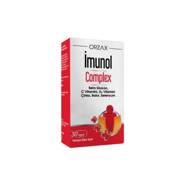 Orzax Immune Support Supplement - Boosts Immunity with Beta Glucan, Vitamin C, Zinc & Selenium - 30 Capsules Orzax Immune Support Supplement - Beta Glucan, Vitamin C & Zinc immune system support supplement, beta glucan benefits, vitamin C zinc selenium, dietary supplement for immunity, Orzax İmunol Complex, immune health, dietary supplement, wellness, immunity support, health supplement, adult health, children's health, natural immune booster, antioxidant support