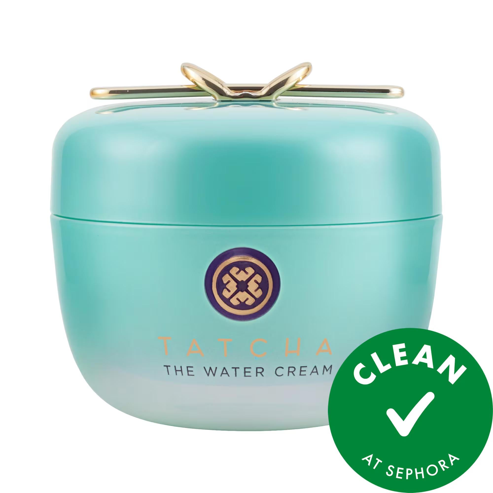 Tatcha The Water Cream: Oil-Free Pore Minimizing Hydrating Gel Cream - Refillable Moisturizer with Japanese Wild Rose for Oily Skin Tatcha Water Cream: Oil-Free Moisturizer for Pores &amp; Hydration oil-free moisturizer, pore minimizing cream, hydrating gel cream, BHA alternative skincare, Japanese wild rose extract, refillable moisturizer, skincare for oily skin, cruelty-free moisturizer, pore refining moisturizer, lightweight facial cream, oil-free facial moisturizer, hydrating moisturizer, moisturizer for po