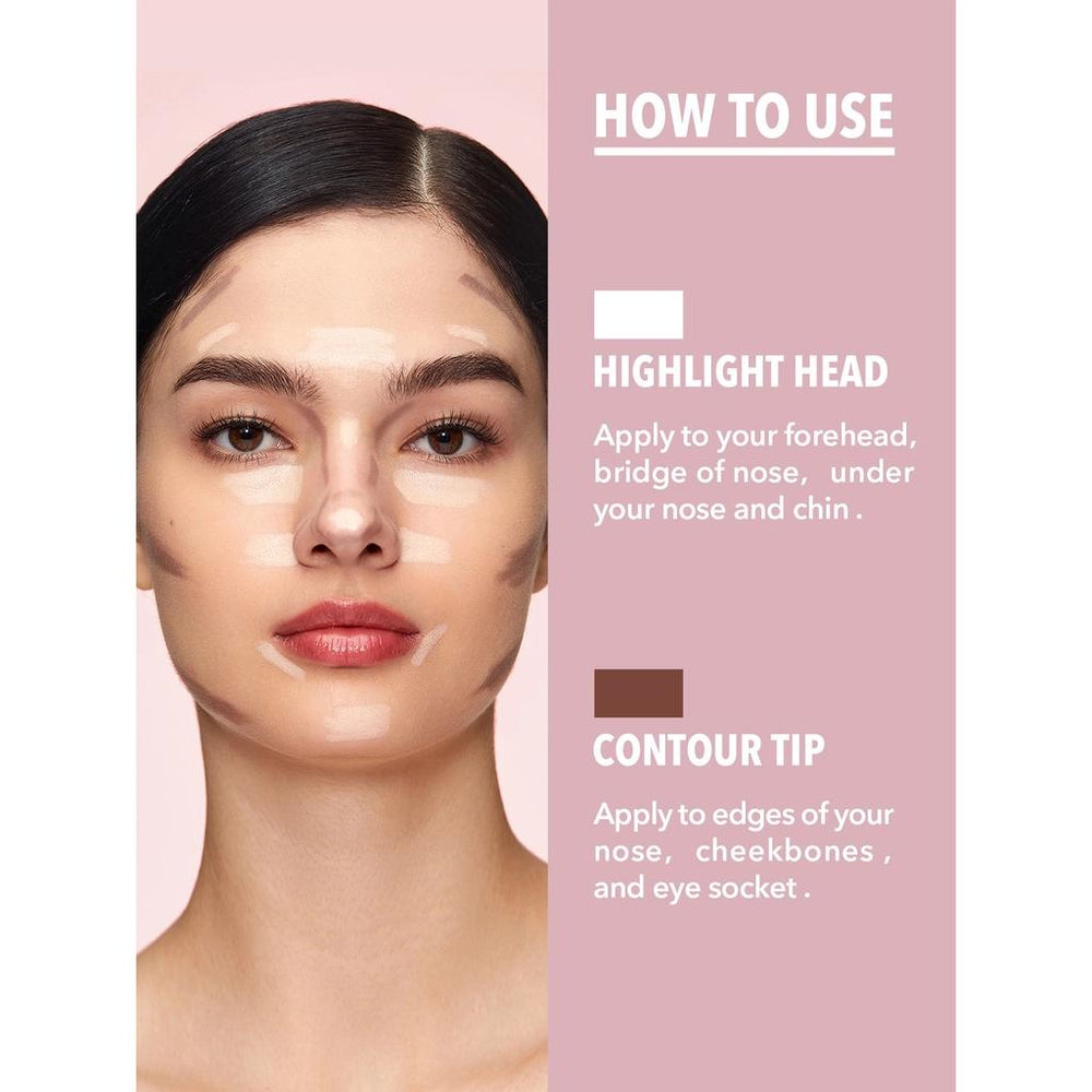 Sheglam Fine Line 2 In 1 Nose Pen Blush 01 Buff