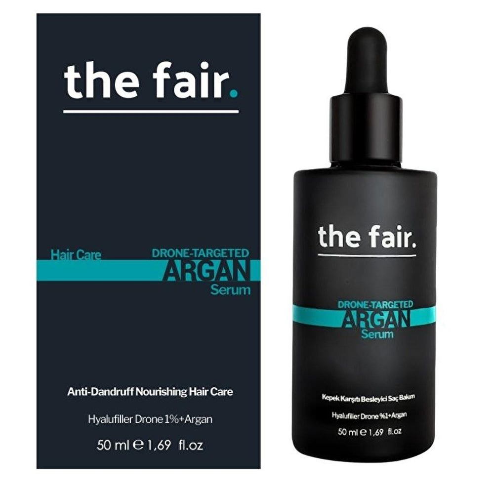the fair. Drone-Targeted Argan Hair Serum 50ml - Nourishing Vegan Formula for All Hair Types - view 2