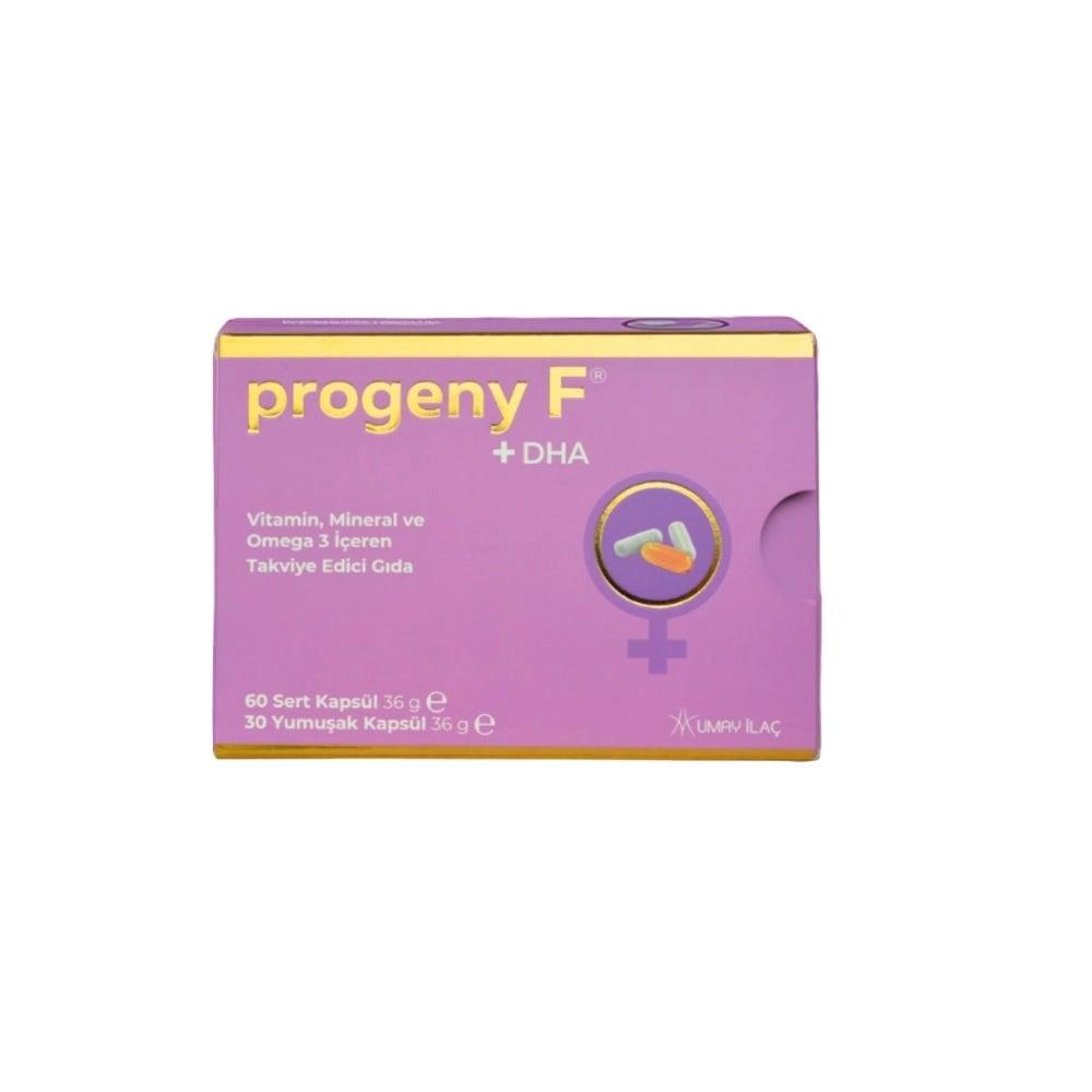 Progeny F + DHA Prenatal Support 90 Capsules