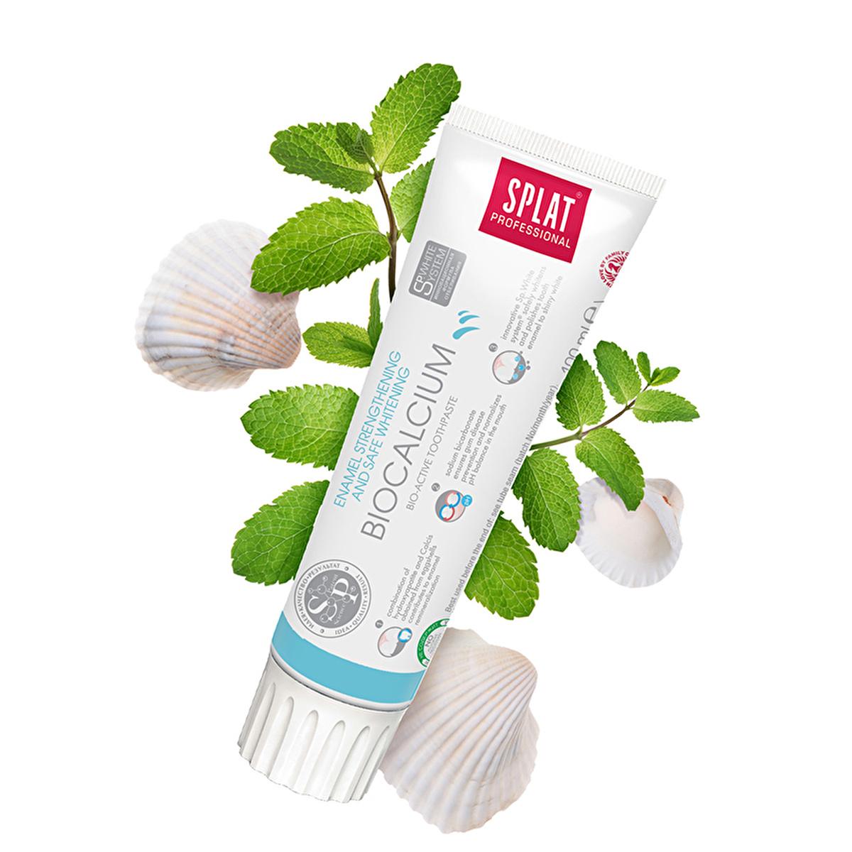 Splat Professional Biocalcium Toothpaste 100ml - Natural Oral Care with Hydroxyapatite, Strengthens Enamel & Whitens Teeth Splat Biocalcium Toothpaste - Natural & Effective Oral Care Splat Professional Biocalcium Toothpaste, Natural toothpaste, Hydroxyapatite toothpaste, Oral care products for sensitive teeth, Toothpaste without harsh chemicals, Chemical-free toothpaste, Natural oral care, Strengthens tooth enamel, Whitens teeth, Daily oral care, Sensitive teeth care