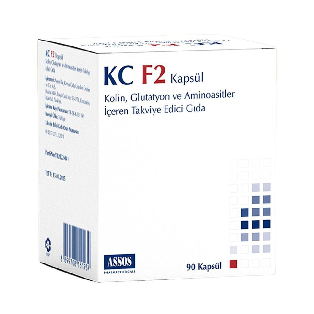 KC F2 - Dietary Supplement for Nutritional Support - 90 Capsules - Amino Acid, Glutathione & Choline KC F2 Dietary Supplement - 90 Capsules Dietary Supplement, Amino Acid Supplement, Glutathione Supplement, Choline Supplement, Nutritional Support, Health Supplements, Wellness Products, Muscle Recovery, Antioxidant Supplements, Brain Health, Metabolic Support, Capsule Supplements, KC F2
