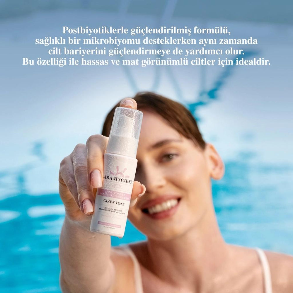 Clara Hygienics Pink Tone-Up SPF 50+ Sunscreen 50ml