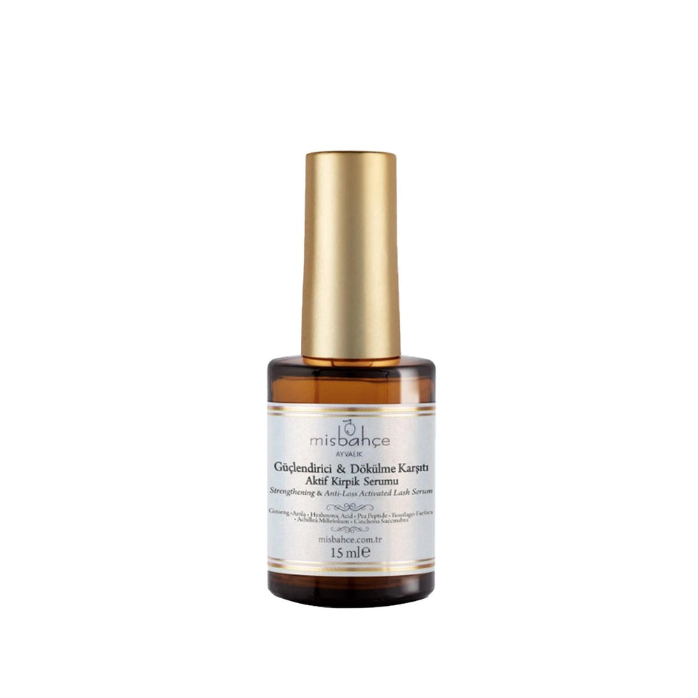Misbahçe Strengthening Eyelash Serum - 15ml Active Formula for Fuller, Healthier Lashes Misbahçe Eyelash Serum for Fuller Lashes Eyelash Serum, Strengthening Eyelash Care, Prevent Eyelash Loss, Active Eyelash Serum, Eyelash Health, Beauty Essentials, Lash Care, Cosmetic Serum, Skincare for Eyes, Eyelash Strengthener, Lash Loss Solution, Beauty Products for Women, Enhancing Eyelashes