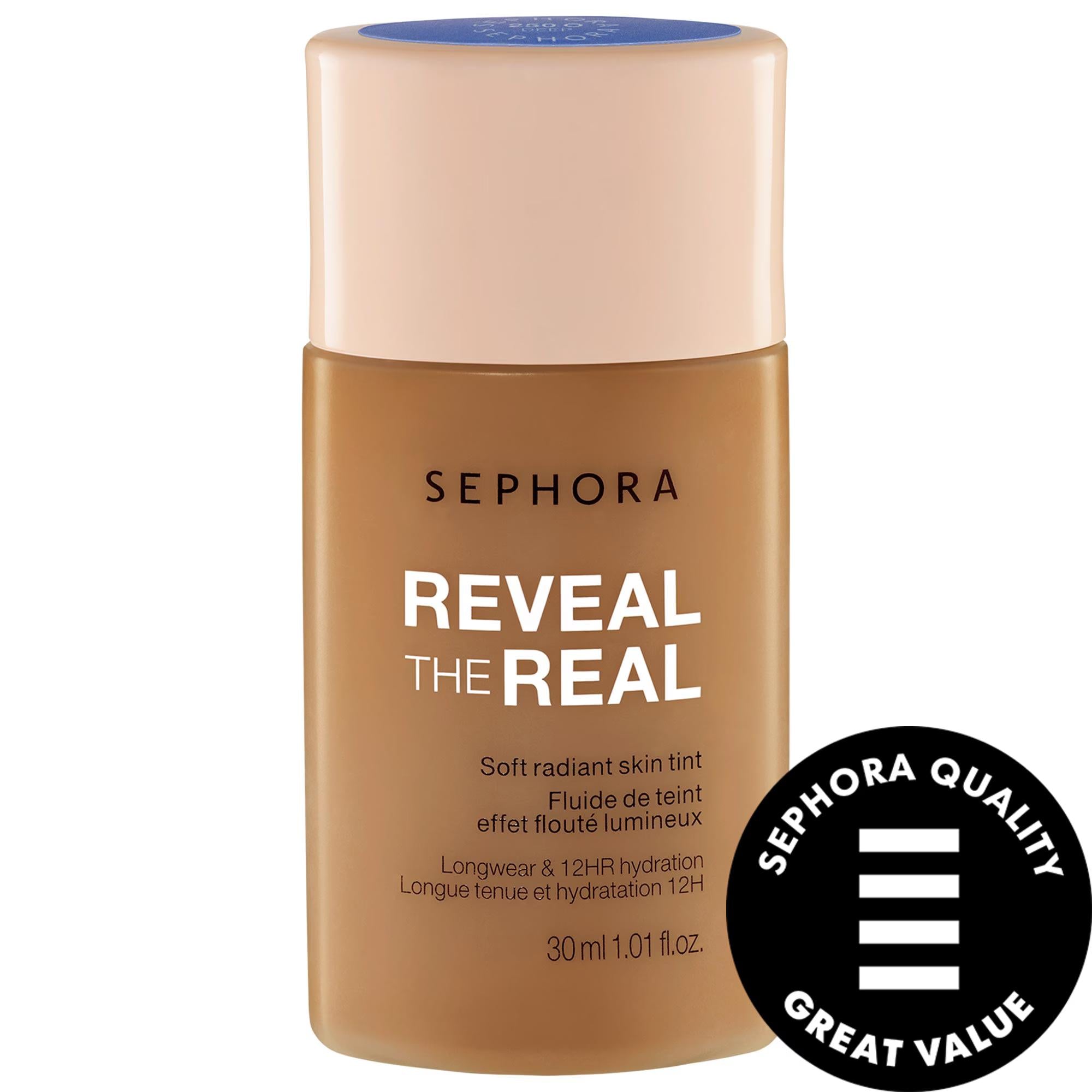 Reveal The Real - 12HR Soft Radiant Skin Tint, Vegan, Cruelty-Free, Long-Lasting Natural Makeup Reveal The Real 12HR Skin Tint - Natural, Long-Lasting Makeup skin tint, natural makeup, clean beauty, vegan cosmetics, long-lasting coverage, lightweight foundation, cruelty-free, eco-friendly, recyclable packaging, serum-like texture, buildable coverage, 12-hour hold, for normal skin, for dry skin, for combination skin, for oily skin, makeup for sensitive skin, sustainable beauty products