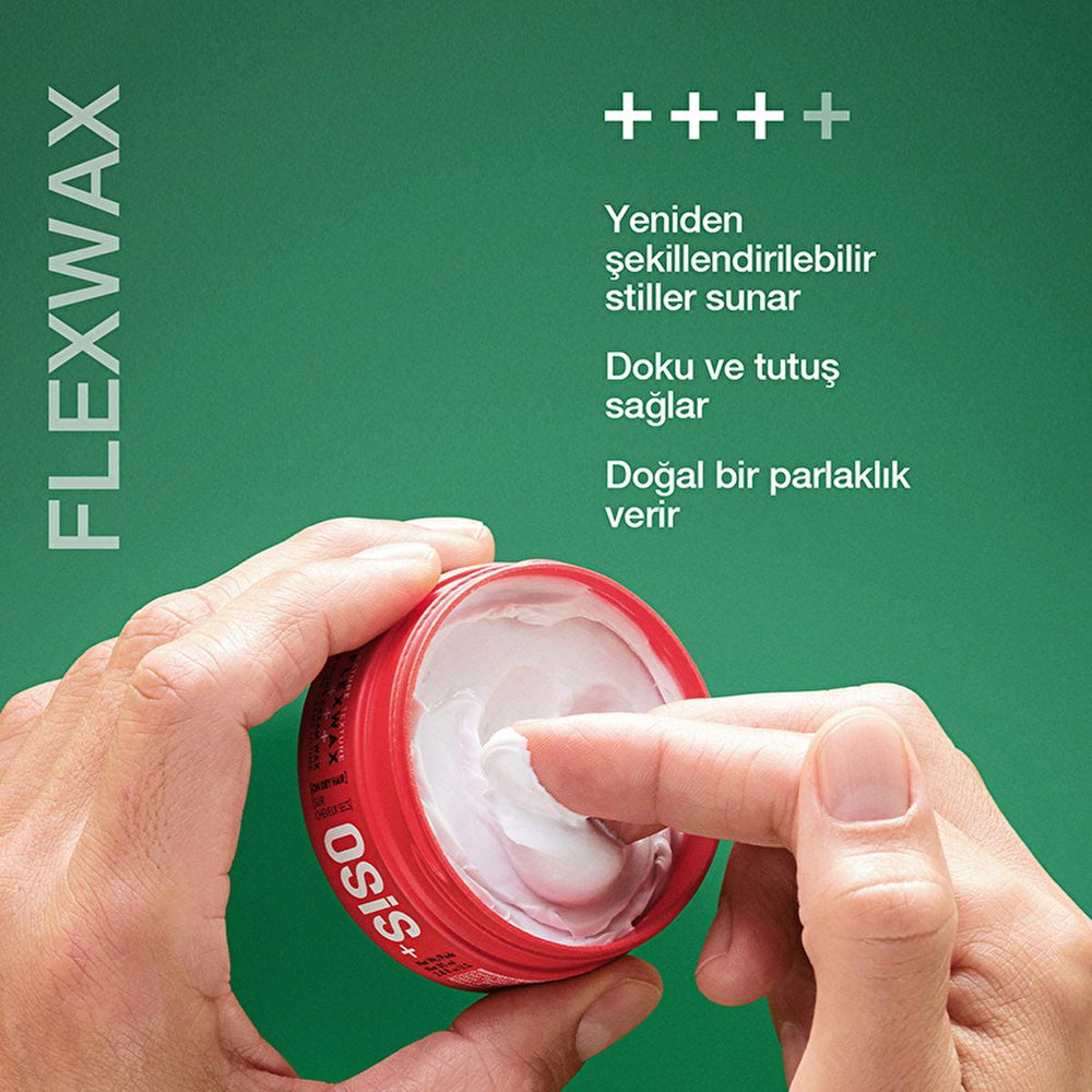 Osis Hair Wax Ultra Strong Hold Styling Cream for Men/Women - Re-shapeable Hair Product with Texture and Shine - Hair Styling